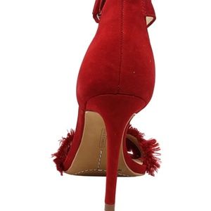 Vince Camuto Shoes - NEW Vince Camuto Red Leather Joshina Sandal Pump Vince Camuto Shoes - NEW Vince Camuto Red Leather Joshina Sandal Pump